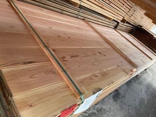 Ca. 104x Douglas Planken Geschaafd, 24x138mm, lengte 400cm